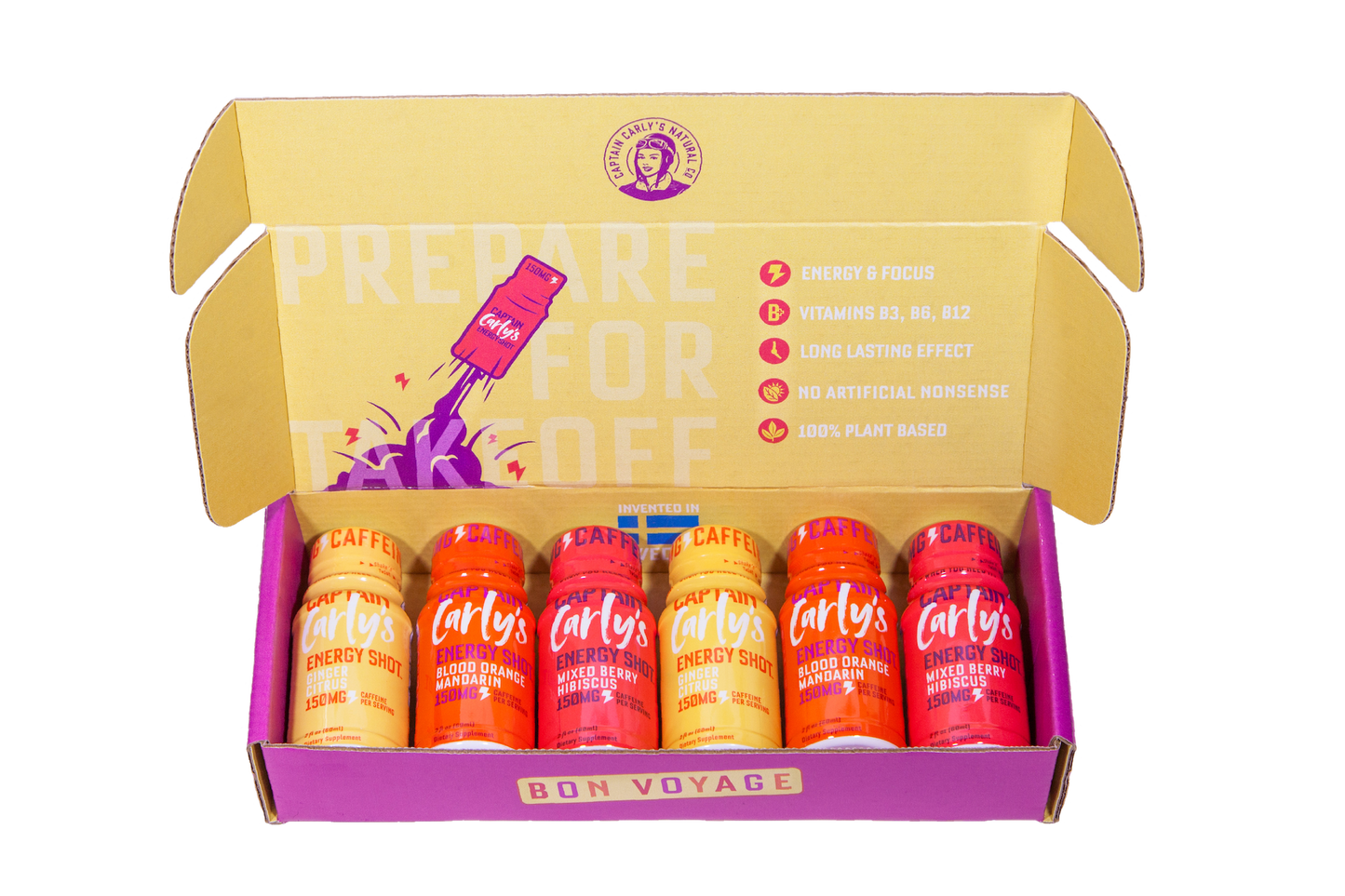 Energy Shots - 6 shots Sampler Pack